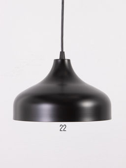 Светильник подвесной 2515/1, E27. 40 Вт, 22×84 см, чёрный