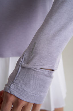 Лонгслив half-zip Фиолетовый ANTA RUNNING LS Tee