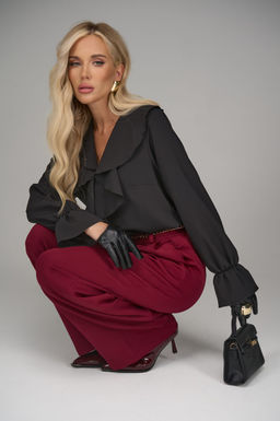 Блузка Мишель (чёрный) - Эльза фото 7