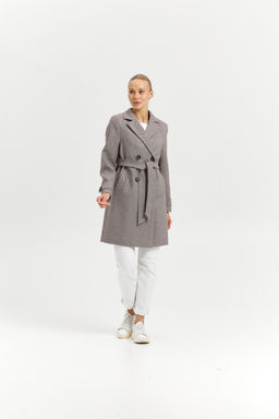 Пальто женское демисезонное 25570 (клетка britny) - Kankan фото 46