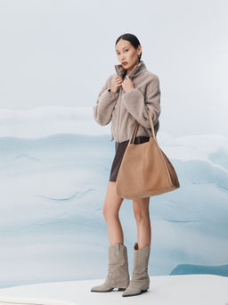 Женский тоут TENDANCE Артикул 4248457, коричнево-бежевый  фото 8