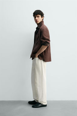 RELAXED FIT JACQUARD SHIRT - Zara фото 12