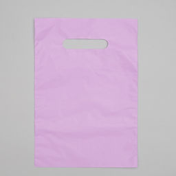 Цена за 50 шт. Пакет полиэтиленовый, с вырубной ручкой, сиреневый, 20×30, 33 мкм
