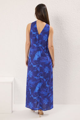 TRENDYOLMILLA Pembe Duz Kesim Yaka Detayl? Maxi Dokuma Elbise TWOSS24EL00387 фото 4