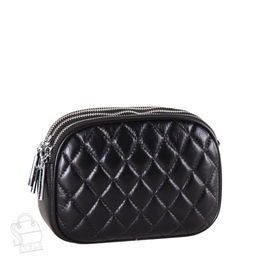 Сумка женская кожаная 0703C black Polina&Eiterou/30  в Новосибирске