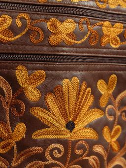 Сумка натуральная кожа через плечо №1114/49 - Ганг фото 3