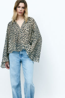 Blusa con mangas de volante - H&m фото 3