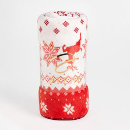 Плед «Этель. Новогодний олень», 150×200 см, корал-флис 220 г/м²