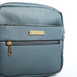 Сумка кросс-боди на молнии, цвет тёмно-голубой - Simaland фото 4