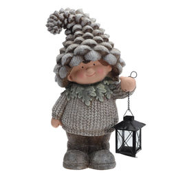 Фигурка декоративная "Мальчик", L24 W14 H41 см, 2в.