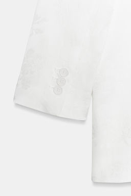 BLAZER JACQUARD ZW COLLECTION LIMITED EDITION / Blanco - Zara фото 8