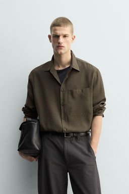 FLUID SHIRT WITH POCKET - Zara фото 2