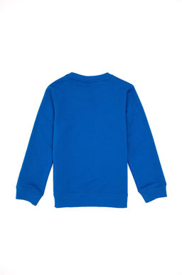 Erkek _ocuk Koyu Mavi Bisiklet Yaka Basic Sweatshirt Sepette S_rpriz _ndirim - U.s. polo assn фото 7