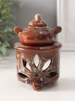 Аромалампа для эфирных масел Чайник на колонне, под мрамор, 12?8.5?8.5 см, МИКС - Simaland фото 2