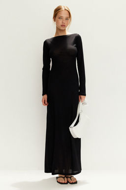 Maxivestido con escote barco - H&m фото 4