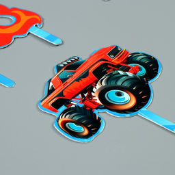 Украшение для торта С днём рождения, тачки - Страна карнавалия фото 3