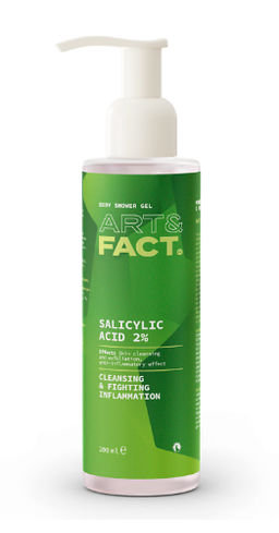ART&FACT Гель моющий д/тела с кислотами (Salicylic Acid 2%) 200ml