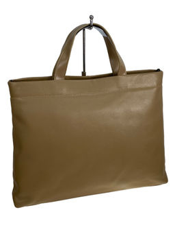 Женская сумочка из натуральной кожи, цвет светло коричневый