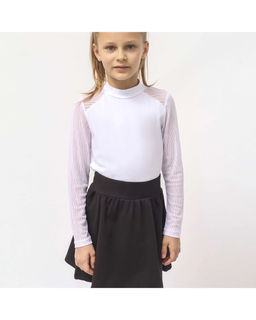 CRB wear/CWJG 63190-20 Джемпер для девочки,белый/Ex.Cherubino  фото 3