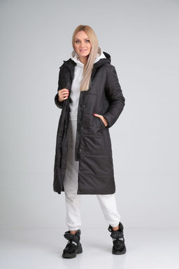 Пальто Modema 1026/1 черный  фото 6