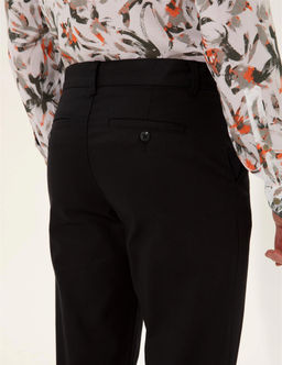 Siyah Regular Fit Kanvas Pantolon - Pierre cardin фото 7