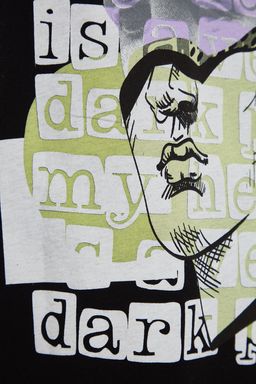 TRENDYOL MAN Siyah Oversize/Genis Kesim Sanatsal S?rt Bask?l? Orme T-Shirt TMNSS23TS00151 - Trendyolmilla фото 11