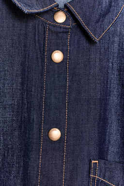 CAMISA Z1975 DENIM OVERSIZE / Azul - Zara фото 8