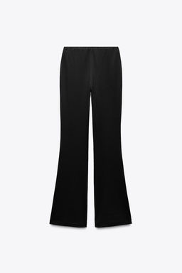 INTERLOCK BELL BOTTOM TROUSERS - Zara фото 5