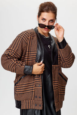 Кардиган SOVA 11187 коричневый фото 6