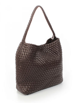 LACCOMA сумка СУ1053-0-темно-коричневый эко кожа хлопок  фото 2