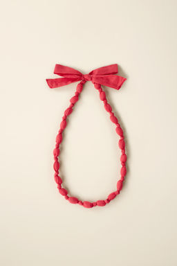 COLLAR TEJIDO LAZADA CREATED BY CARAMEL LONDON X ZARA / Rojo  фото 4