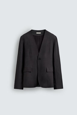 PANTAL?N PLIEGUES TRAJE RELAXED FIT / Beige claro - Zara фото 7