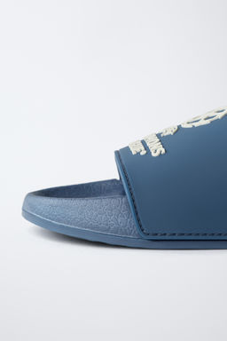 UEFA CHAMPIONS LEAGUE ® SLIDE SANDALS - Zara фото 14