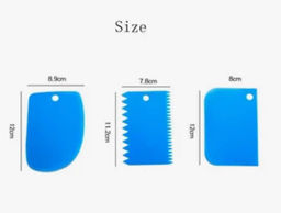 Набор кондитерских шпателей, 3 предмета