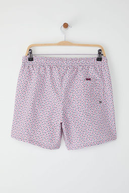 Trendyolmilla Man K?rm?z? Standart Fit Marin Temal? Bal?k Bask?l? Mayo Deniz Sortu TMNSS25DS00007  фото 7