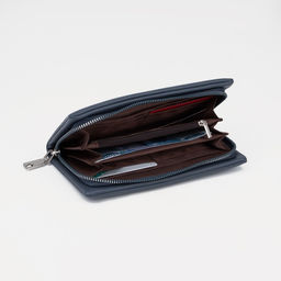 Кошелёк на молнии, с ручкой, цвет синий - Simaland фото 4