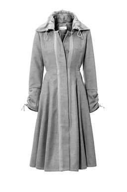 Пальто, светло-серое - Linea tesini фото 2