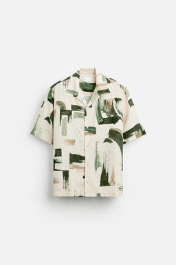 ABSTRACT PRINT SHIRT - Zara фото 6