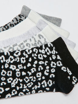 Desenli Kad?n Patik ?orap 5li