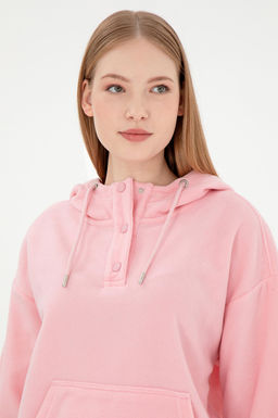 Женский пудровый свитшот Неожиданная скидка в корзине - U.s. polo assn фото 2
