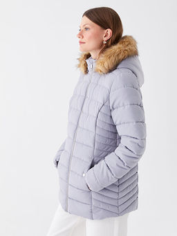 Kad?n Kap??onlu D?z ?i?me Mont - Waikiki фото 2