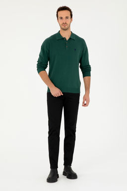 Erkek Koyu Ye_il Basic Kazak