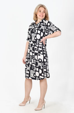 Платье София Х-452 (46-62) кулирка - Лотос фото 39