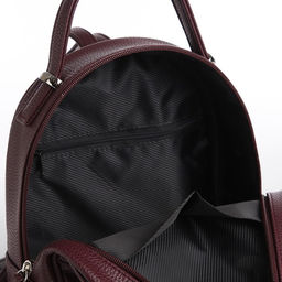 Рюкзак женский городской TEXTURA, цвет бордовый  фото 6