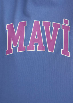 Mavi Logo Bask?l? Mavi Tisort  фото 7
