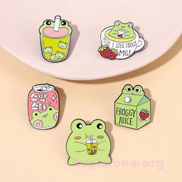 Брошь-значок Frog cocktail