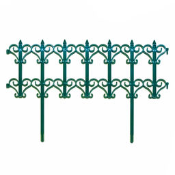 Декоративный заборчик Классика, зеленый
