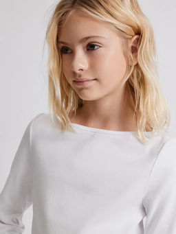 ACOOLA / Джемпер детский для девочек Portland белый  фото 3