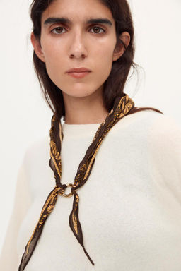 SILK BANDANA WITH RING - Zara фото 2
