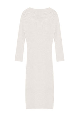 TRENDYOLMILLA Tas Maxi Triko Yunlu Basic Elbise TWOAW25EL00002 фото 14